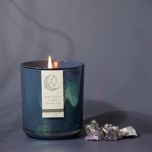 Amethyst and Iris Candle 