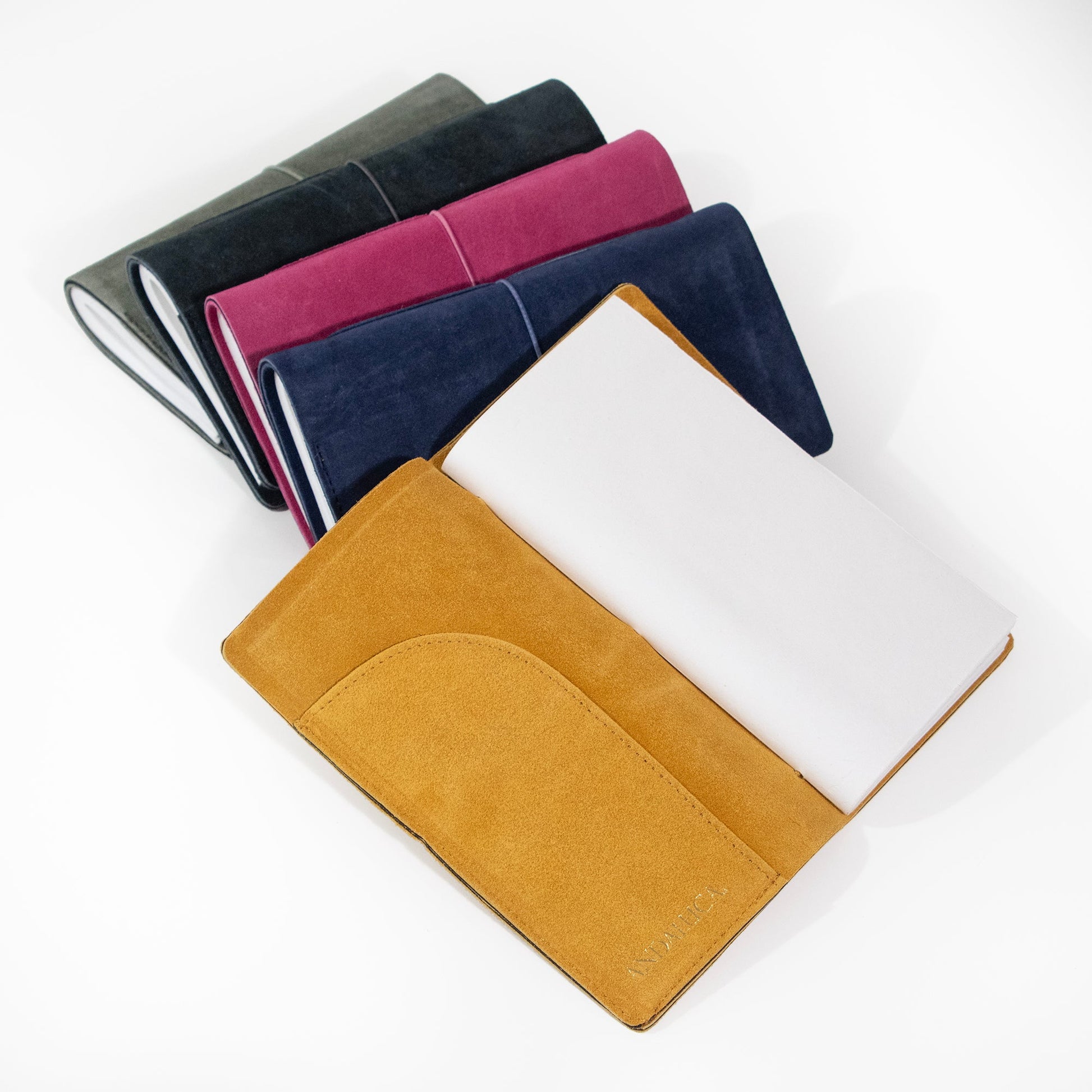 Royal Blue Suede Journal W/ Organic Cotton Paper:  Small collection