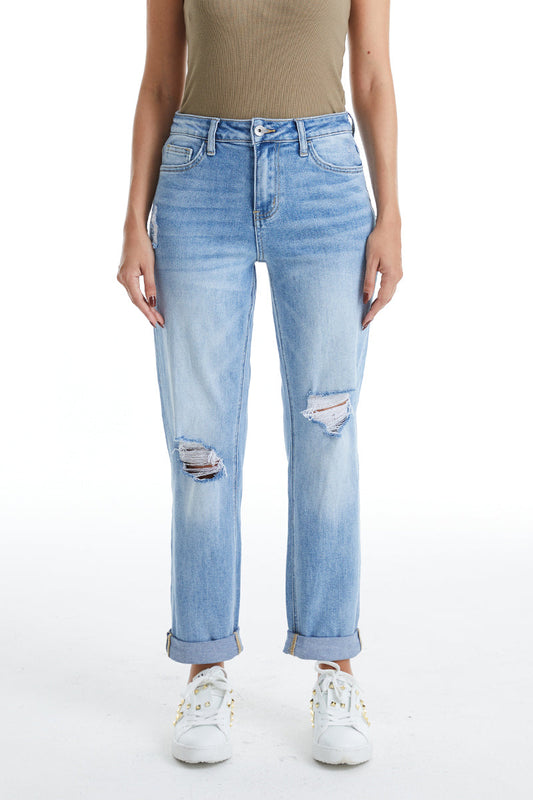 HIGH RISE RELAXED BOYFRIEND JEANS BYM3053 SOUTHERN